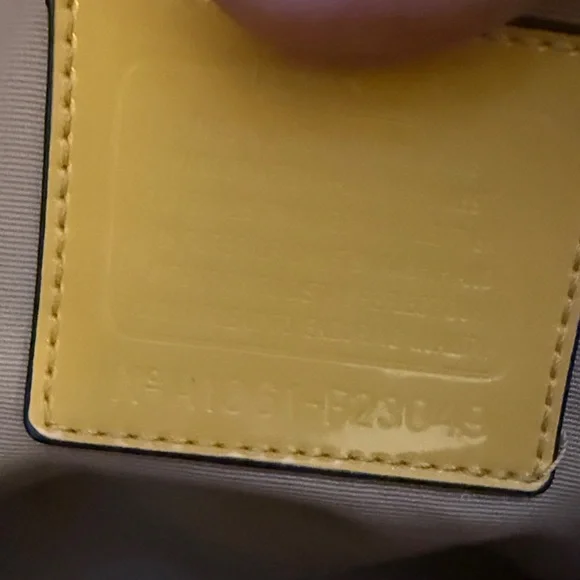 Authentic Coach Pink and Yellow Tote Bag l Excellent Condition - Picture 4 of 5